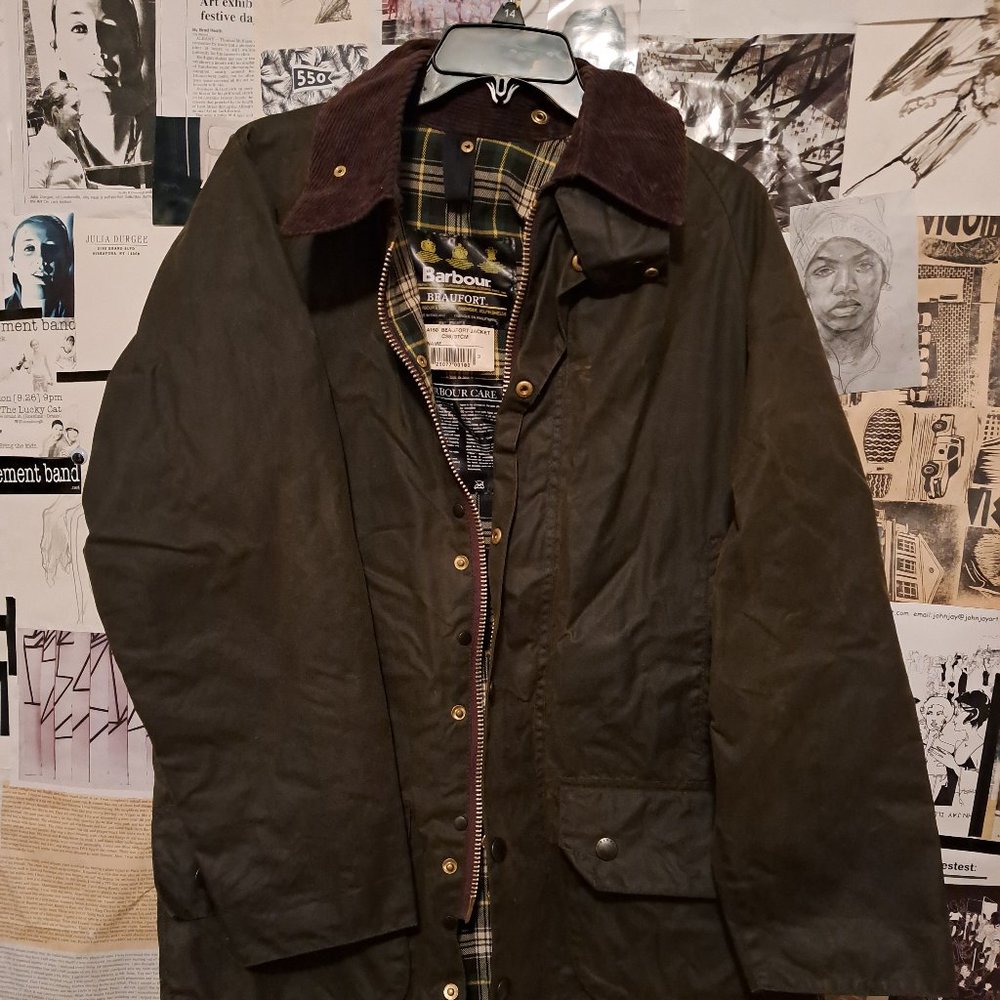 Men's Barbour Original Beaufort Waxed Jacket A150 C38/97CM